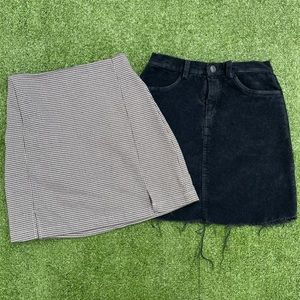 Brandy Melville/John Galt skirt bundle Preowned great condition one size casual